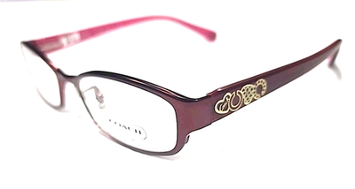 Coach HC5007 Willow 9048 Satin Burgundy Rectangular Eyeglasses 52-16 135 New $_57.JPG?set_id=880000500F main image 3