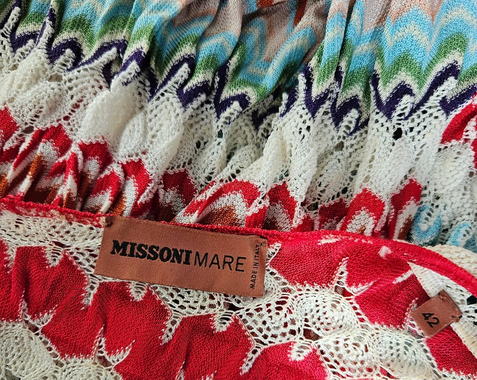Mono Missoni Mare Multicolor Crochet Mujer Foto 4 de 4