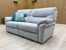 Furniture Village G Plan 'Seattle'  3 Seater Sofa B932 Beach Duck Egg Fabric NEW