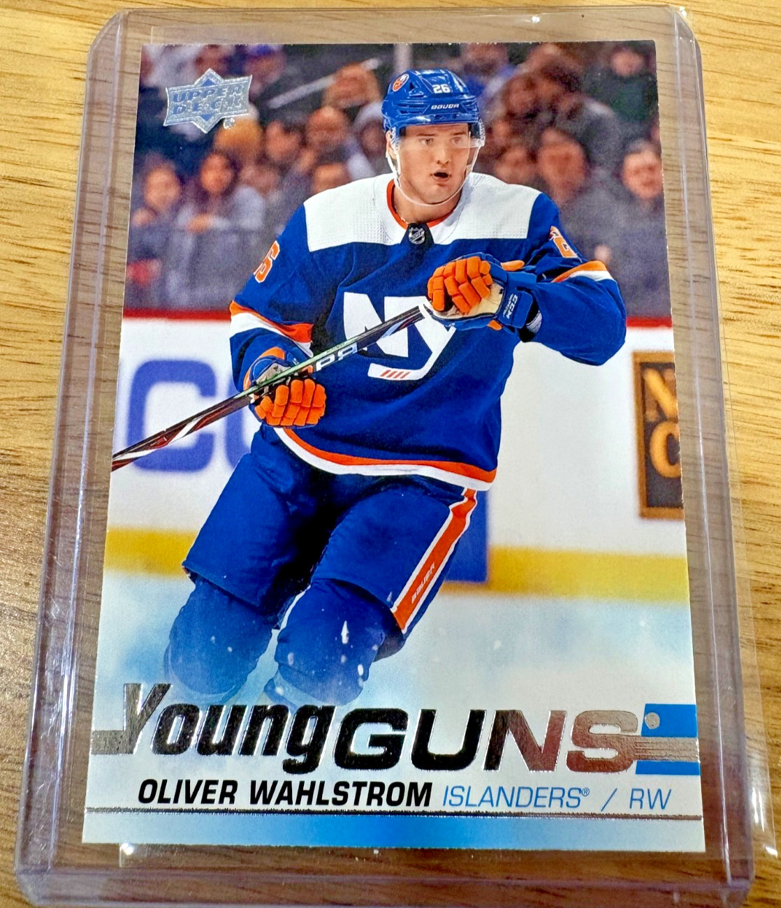 2019-20 Upper Deck Young Guns Oliver Wahlstrom New York Islanders #457 ROOKIE