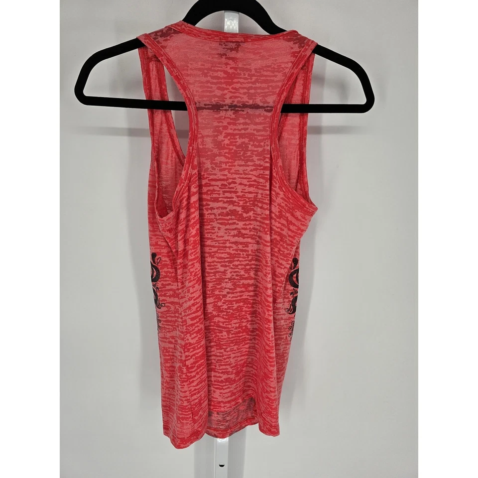 Camiseta sin mangas para mujer Copper Key cuello redondo rosa sin mangas lentejuelas mezclada talla L Foto 4 de 4