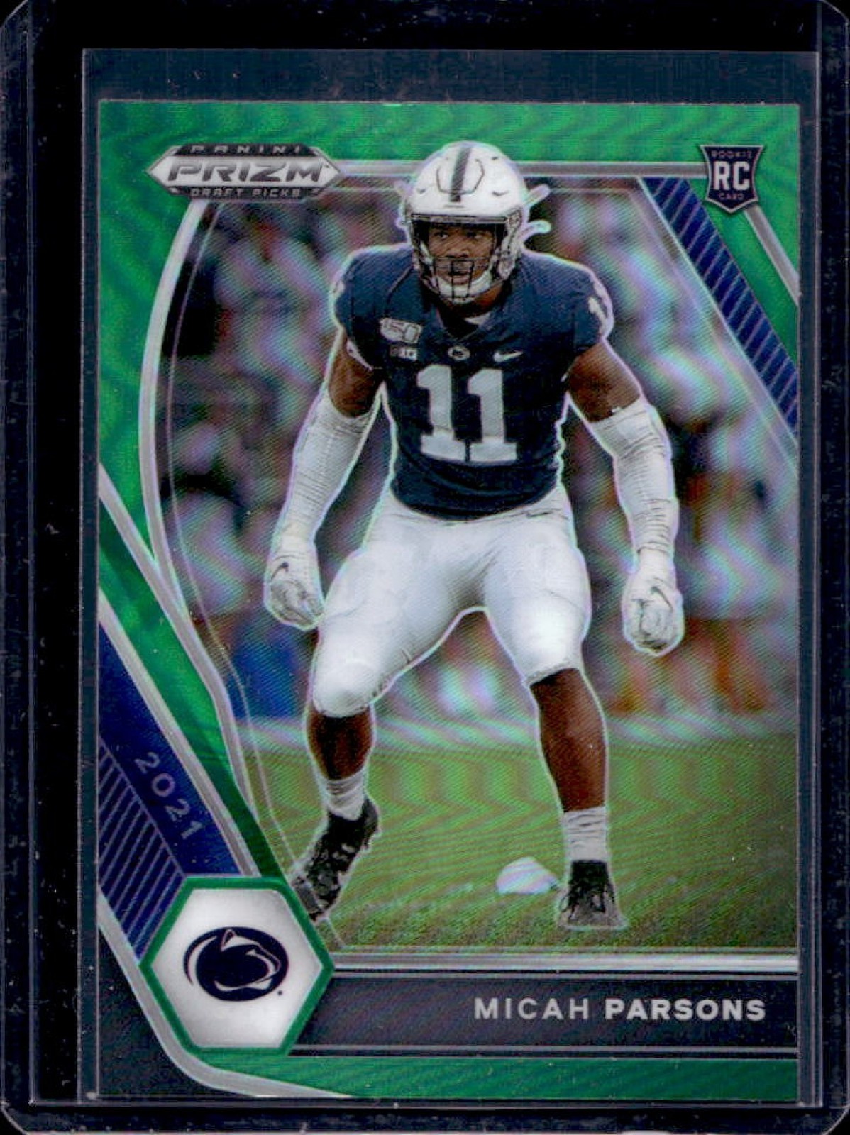 2021 Prizm Draft Picks Collegiate Micah Parsons RC Green #136 Nittany Lions