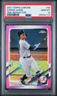2021 Topps Chrome #99 Aaron Judge Pink Refractor PSA 10