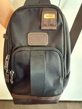 TUMI Voyageur Area Crossbody Sling Bag 146830 Black Nylon New Without Tags