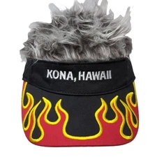 Kona Hawaii Strapback Visor Hat Multicolor One Size Outdoor FlairHair