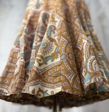 Vintage Y2K Nicole Miller Flirty Silky Chiffon Flounce Lined Skirt Dance Sml/4