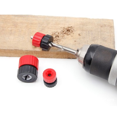 Drill Bit Stop Collar Set for Accurate Depth Control in Carpentry Applications