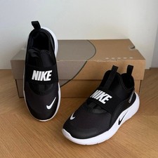 Nike Flex Runner Black/White Kids Sneakers IF2894-002- SZ 1 Y