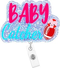   Retractable Reel Badge Holder NICU Neo Natal Labor  Delivery Nurse Gift Funny