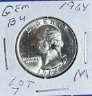 1964 (P) Washington Quarter Gem BU 90% Silver Lot 7