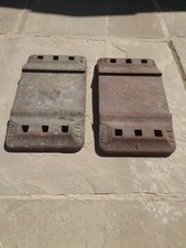 Cast Iron Railway Sleeper Support Brackets Lovely Set