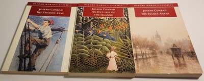 Lot of 3  Joseph Conrad Novels Volumes Oxford World's Classics PBs