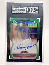 2023 Bowman Chrome - Prospect Auto Jair Casanova #CPA-JCA Green /99 SGC 9.5