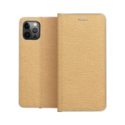 BOOK LUNA Schale Etui Klapp Handy Tasche Case Hülle Für Apple iPhone XS Max Gold