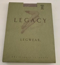 Womens LEGACY LEGWEAR Control Top TIGHTS C NEW "Mineral" Microfiber