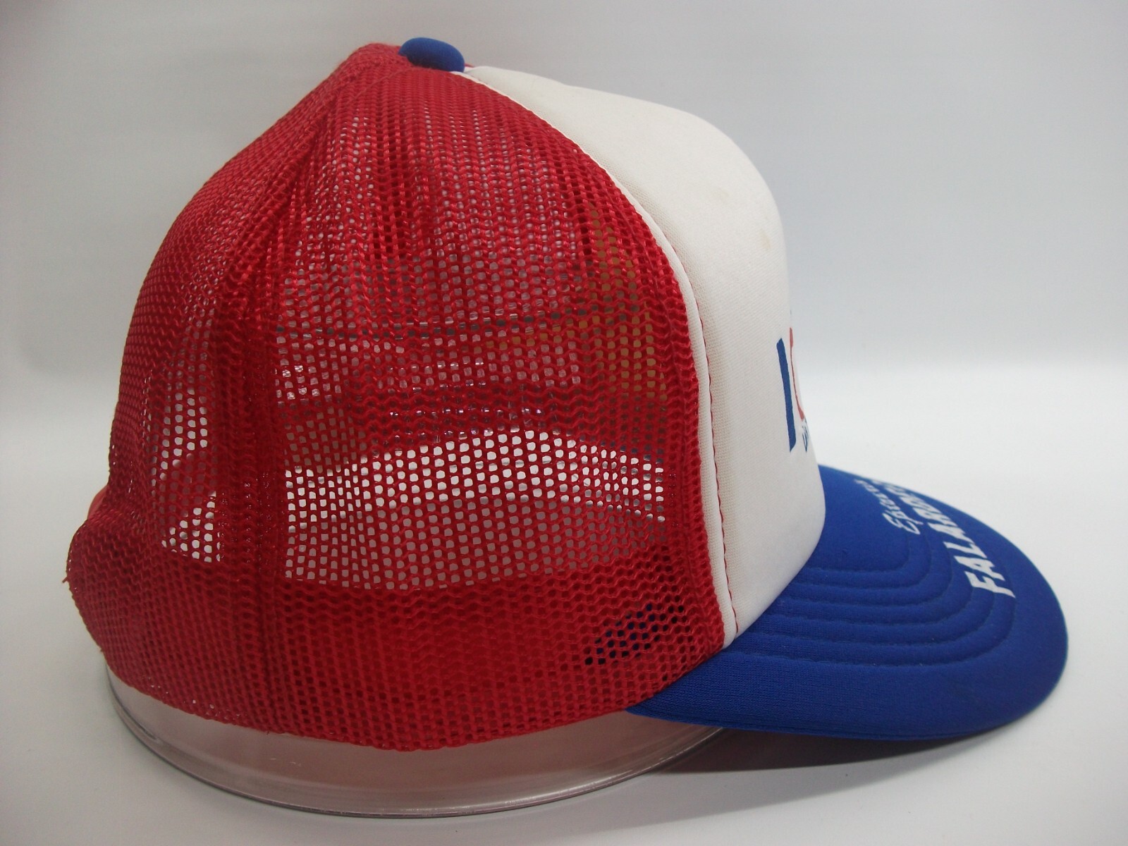 Marche Omni French Francais Hat VTG Small Red White B… Gem