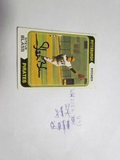 1974 Topps Steve Blass Signed Card JSA Auction Certified 