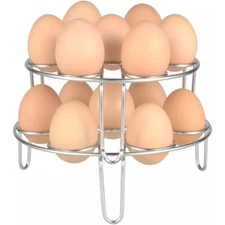 Steamer Basket Egg Rack for Instant Pot Accessories Pressure Cooker *2 Piece Set