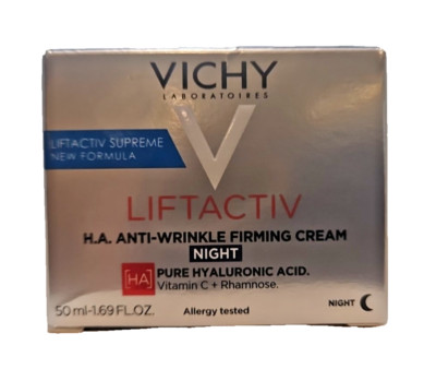 VICHY LIFTACTIV SUPREME ANTI-WRINKLE & FIRMING NIGHT CREAM 1.69 FL OZ EXP 10/26