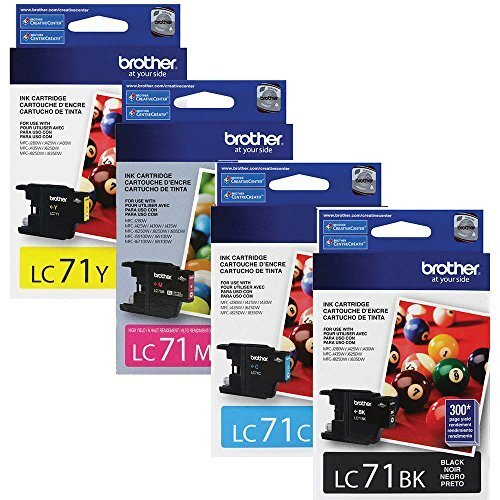 Printer Ink Brother Cartridge Set Standard Yield Compatibility High Yield-image