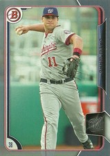 2015 BOWMAN SILVER BP69 DREW WARD RC 106/499 WASHINGTON NATIONALS