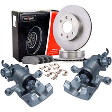 MAXGEAR Bremsscheiben 234mm + Beläge Bremssattel Satz Hinten für HYUNDAI i10 PA