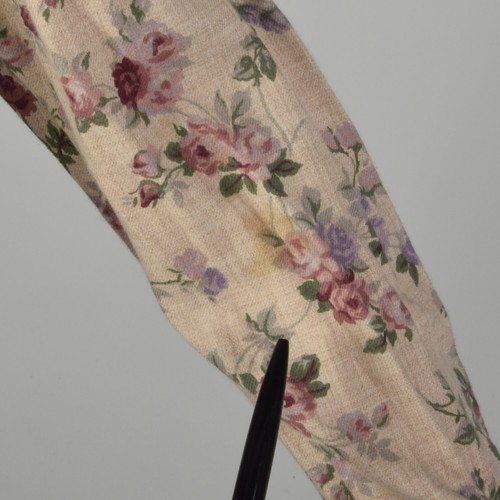 Medium 1990s Laura Ashley Dress Floral Autumn Wool Cotton Long Sleeve VTG 90s - Picture 11 of 11