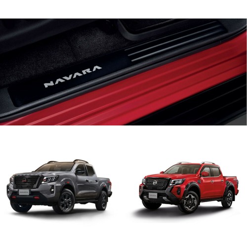 For Nissan Navara Pro-4X 4x2 4x4 2021 22 4Dr Aluminum Scuff Plate Door Sill - Picture 4 of 6