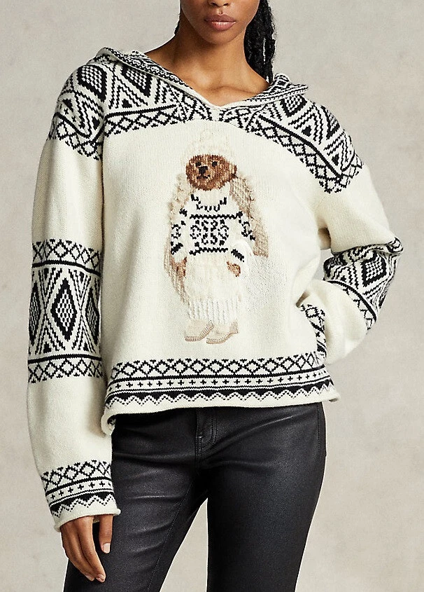 Women's polo outlet bear sweater