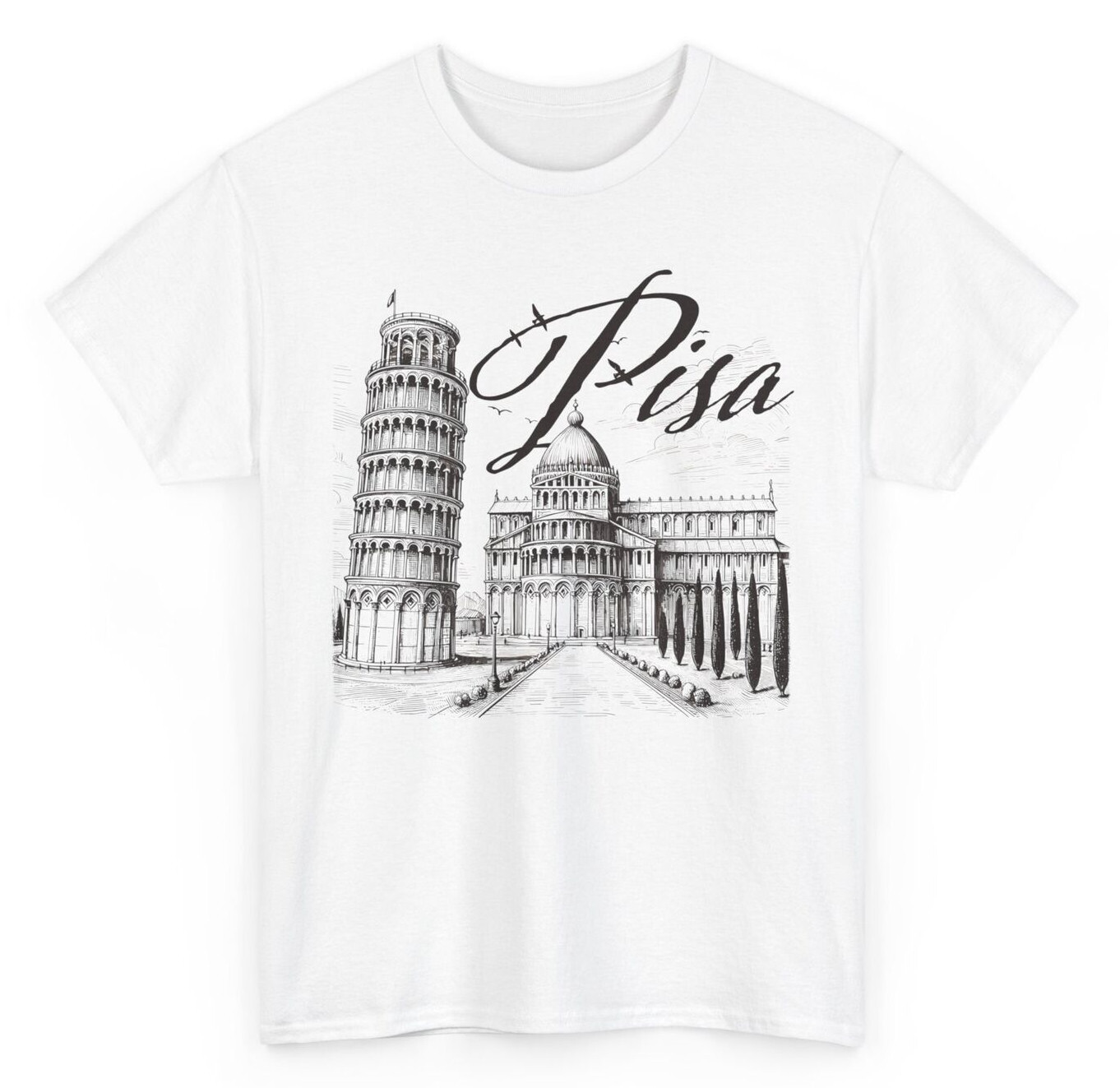 Leaning Tower Of Pisa T-shirt - Italian Travel Souvenir Men Women Graphic Tee