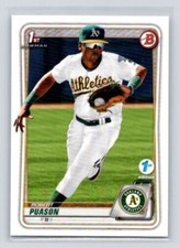 2020 Bowman 1st Edition SP #BFE-145 Robert Puason Rookie Oakland Athletics