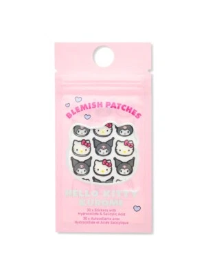 Official Hello Kitty x Kuromi 30 Piece Blemish Pimple Patches Sanrio Licensed