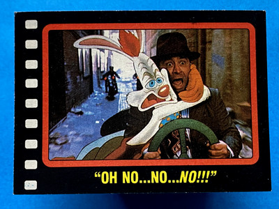 Who Framed Roger Rabbit 1987 Topps #80 Oh No...No...No!!!