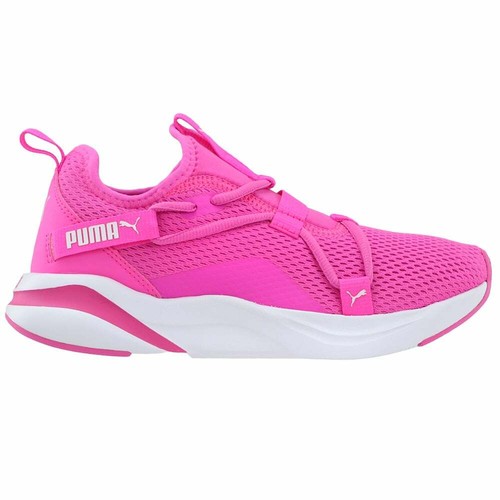 puma pink slip on sneakers