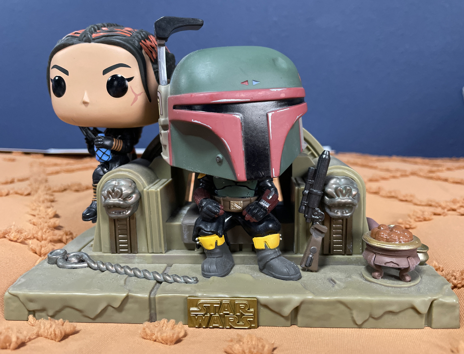 En Oferta Figura De 3 Pulgadas Funko Mandalorian Boba Fett &Amp; Fennec Shand. Fuera De Caja
