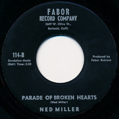 Ned Miller From A Jack To A King Vinyl Single 7inch Fabor