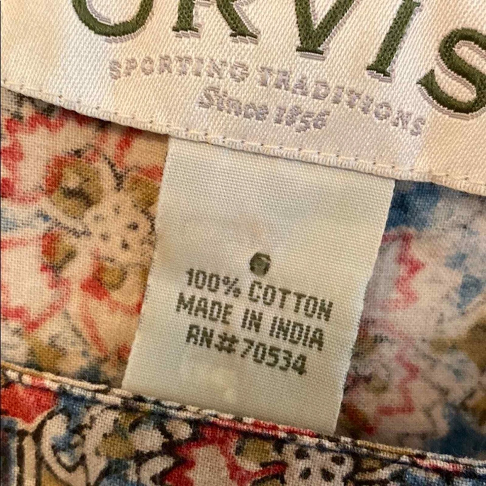 Orvis vintage Women’s Size 6 prairie floral print dress - Image 4 of 4