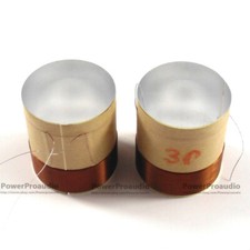 2x 30.5mm Voice coil Copper wire 8 Ohm For Loudspeaker Repair Tweeter 2layers