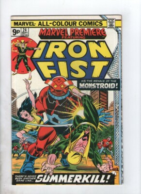 Marvel Comics Marvel Premiere Featuring Iron Fist Vol. 1 No. 24 September 1975