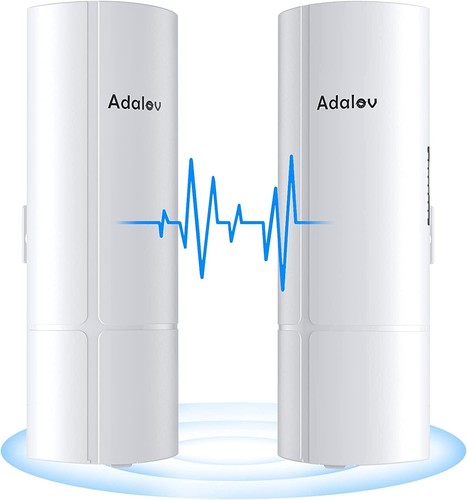 Gigabit Wireless Bridge 5.8G Point to Point WiFi CPE365 Long Range CPE Confezione da 2 - Foto 2 di 8