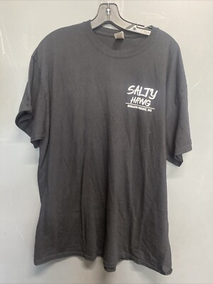 Men s Black Security Salty Hawg Bar Sneads Ferry NC T Shirt Size XL