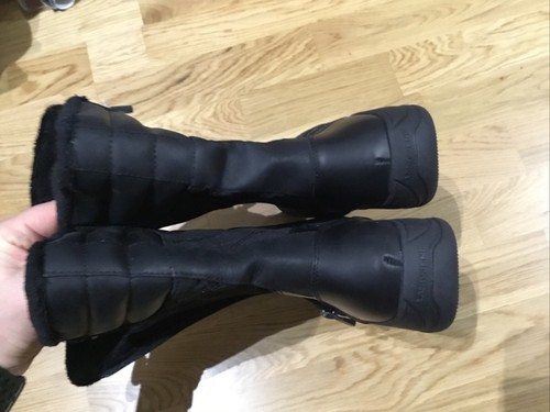 Lands End Boots Thermolite Size 7,5 Partly Leather Black - Picture 13 of 14