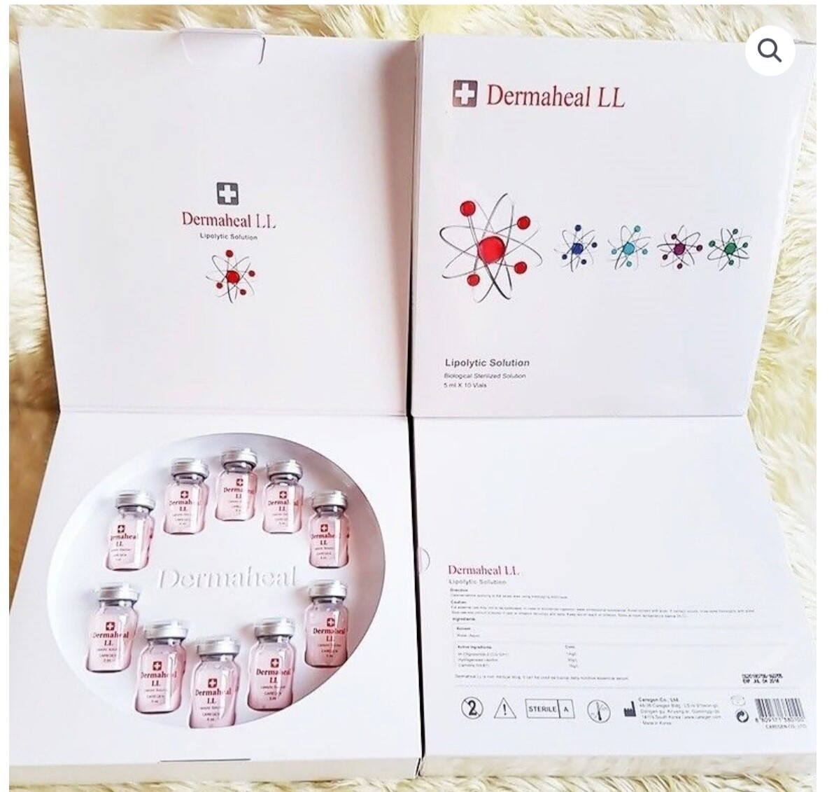 - Dermaheal LL (Lipolytic) Serum cellulite ,fat deposits Dermaroll/Meso