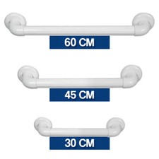 CORRIMANO MANIGLIONE DI SOSTEGNO PER DISABILI ANZIANI MAX 120 KG BIANCO (32418V)
