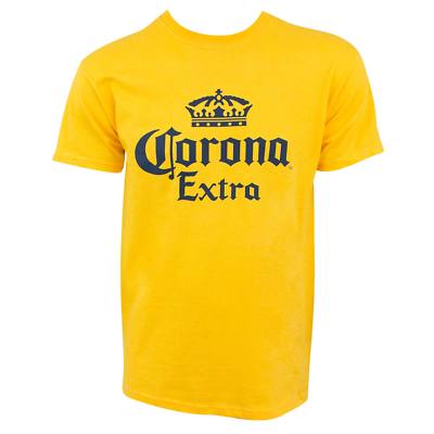 Corona Extra Logo Men's TShirt Yellow