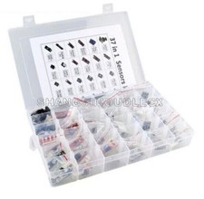 Ultimate 37"" 1 Sensor Modules Kit for Arduino  MCU Education User with Case-