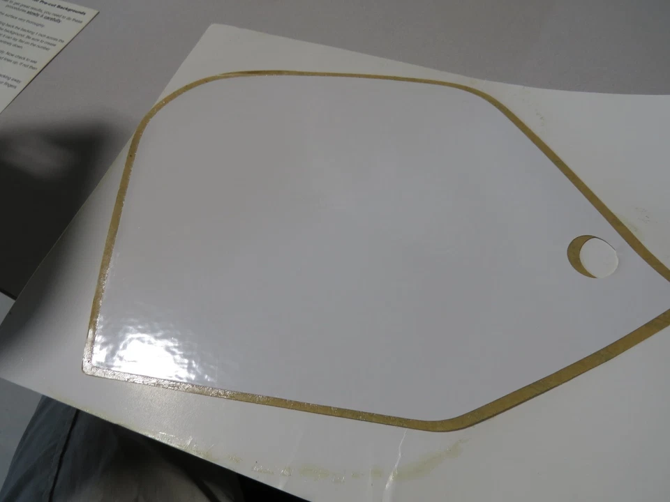 Placa de numeración estilo N NOS para: Honda 88-89 CR250 1990 CR125 500 N-11 Foto 2 de 4