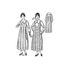 Past Patterns 7417 - Mid 1910s Ladies One-Piece Dress Sewing Pattern bust 38"