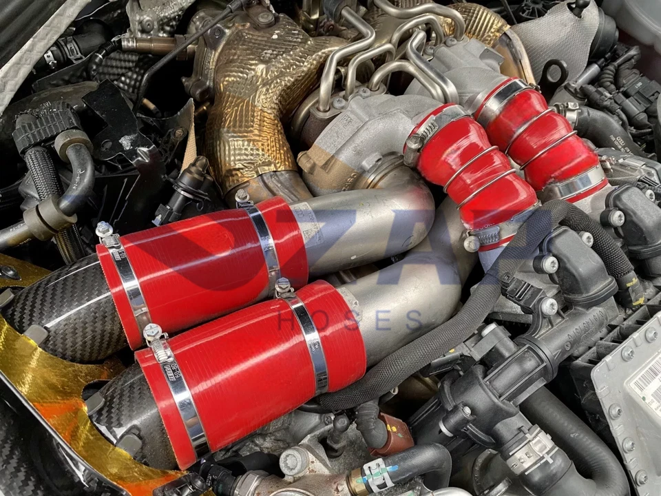 ZAP FOR AUDI RS6 RS7 S8 C7 TURBOS TO CHARGECOOLER INTAKE PIPE BOOST HOSES Foto 3 de 4
