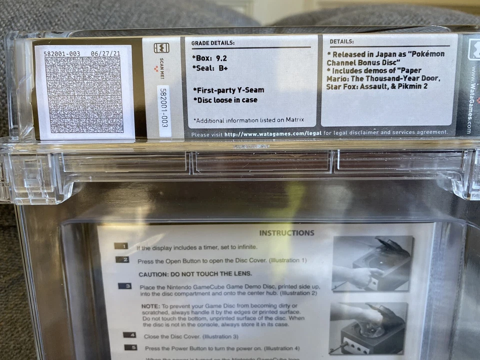 2006 Nintendo Gamecube Interactive Multi-Game Demo Disc v 35 WATA 9.2 Sealed B+ - Image 4 of 4